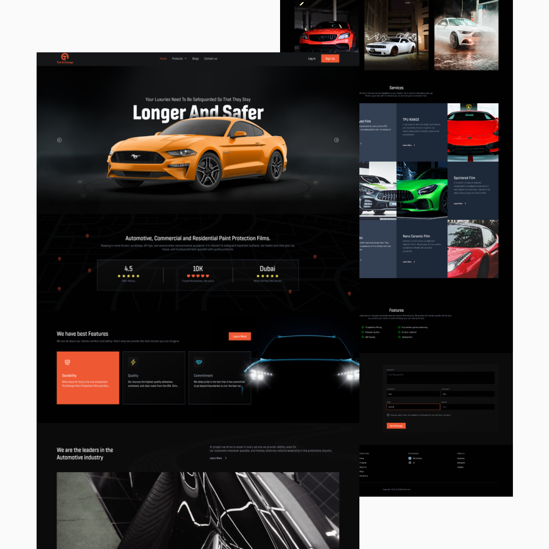 Car Service Web Page
