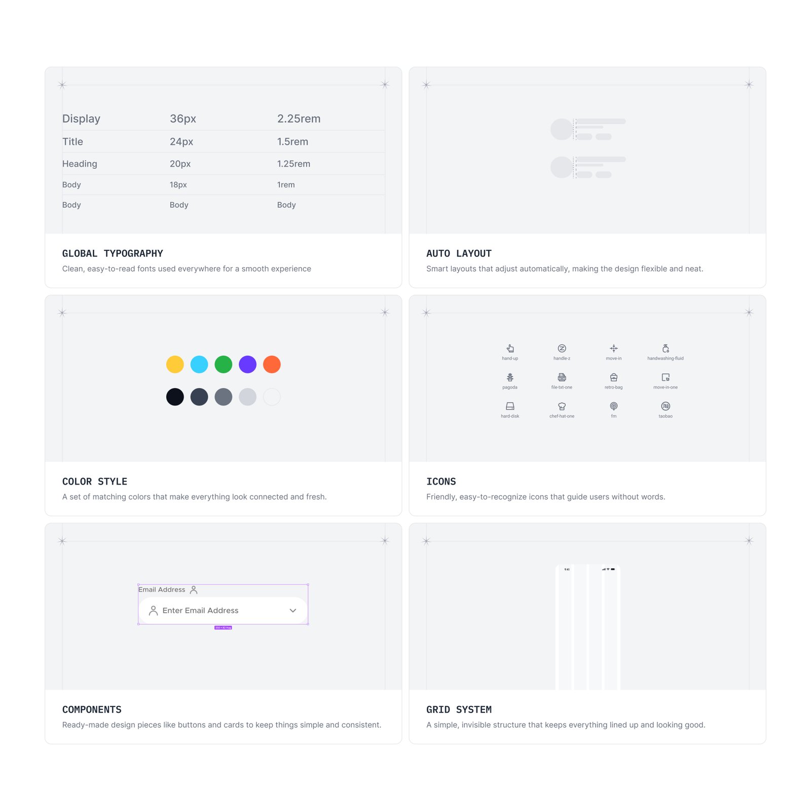 UI Style Guide System Clean Consistent Scalable